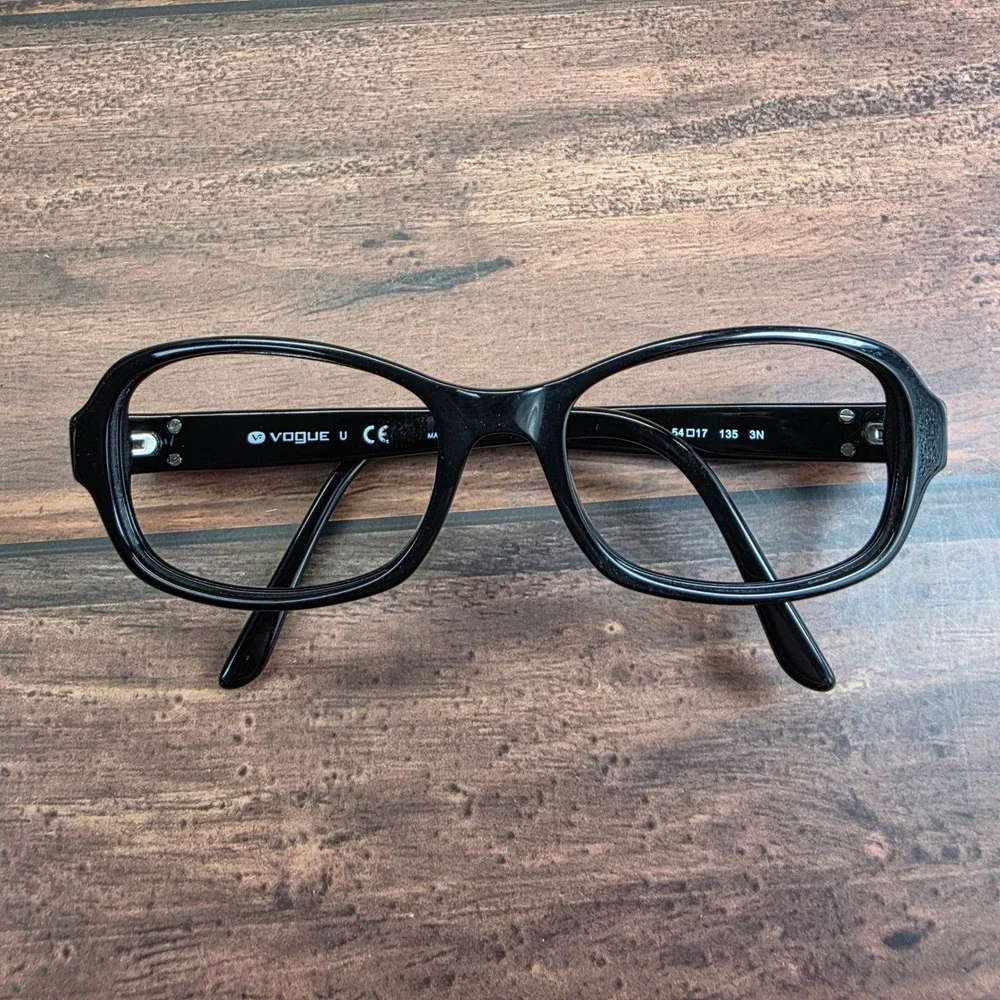 Vogue VO 5085-S Black Cat Eye Eyeglasses Frames Women 54-17-135 W44/87